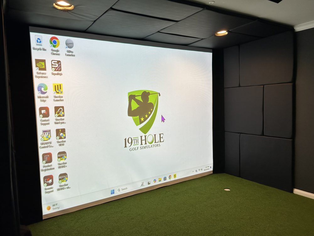 Jason Montgomery Players golf simulator