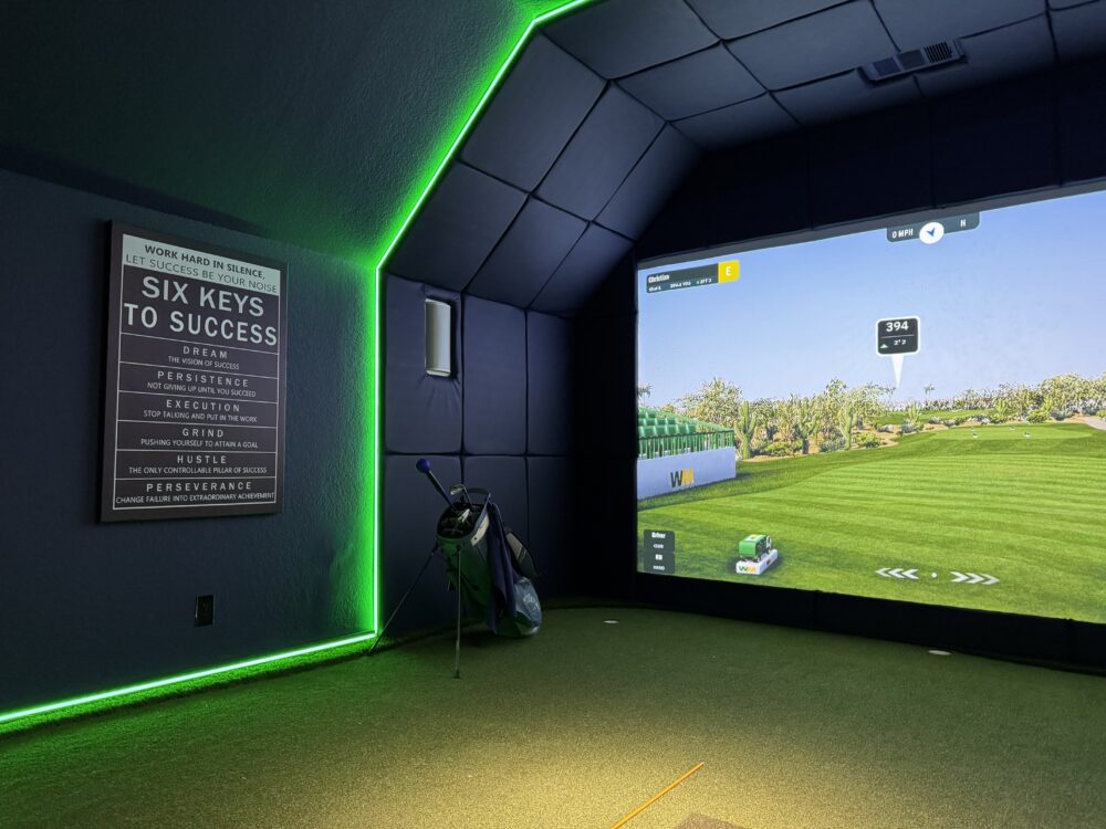 Golf Simulator Room Requirements: Ceiling Height, Width, and Depth